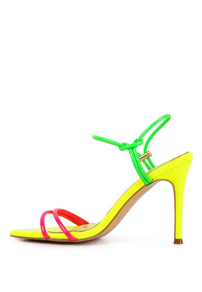 SHOE CAM | DRAWSTRING BAND HIGH HEELED SANDAL