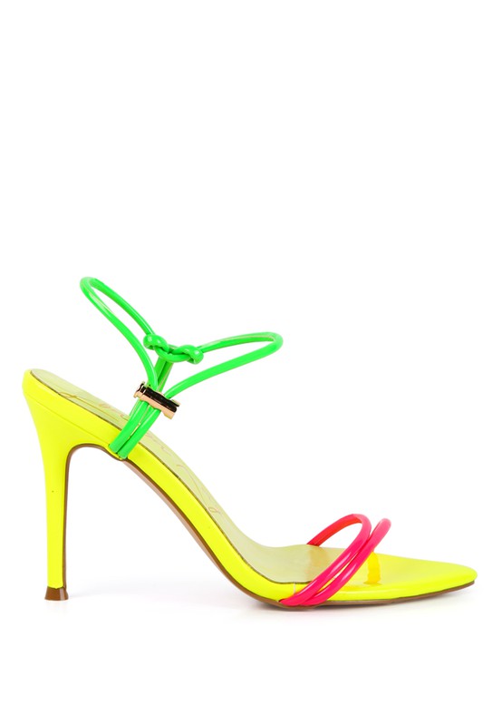 SHOE CAM | DRAWSTRING BAND HIGH HEELED SANDAL