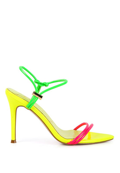 SHOE CAM | DRAWSTRING BAND HIGH HEELED SANDAL