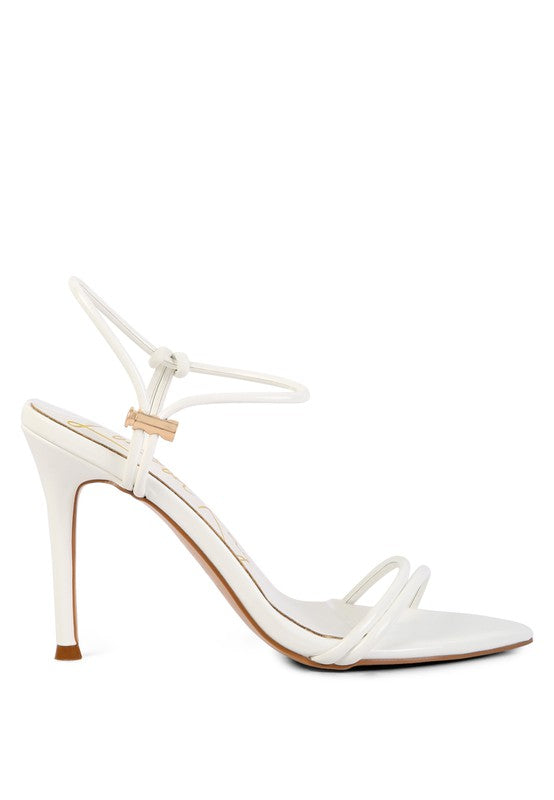 SHOE CAM | DRAWSTRING BAND HIGH HEELED SANDAL