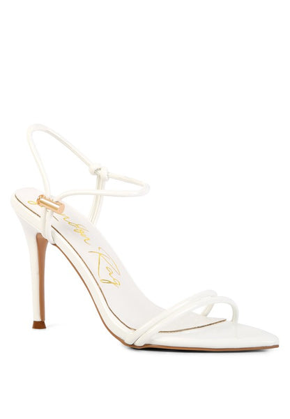 SHOE CAM | DRAWSTRING BAND HIGH HEELED SANDAL