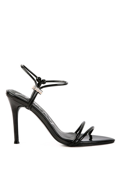 SHOE CAM | DRAWSTRING BAND HIGH HEELED SANDAL