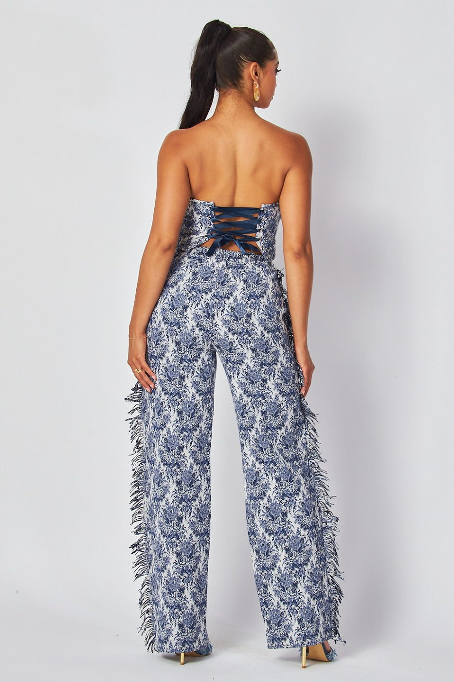 Blue Muse | 2 piece pants set